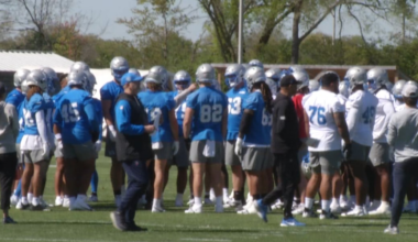 Detroit Lions hosted their first day of Rookie Mini Camp