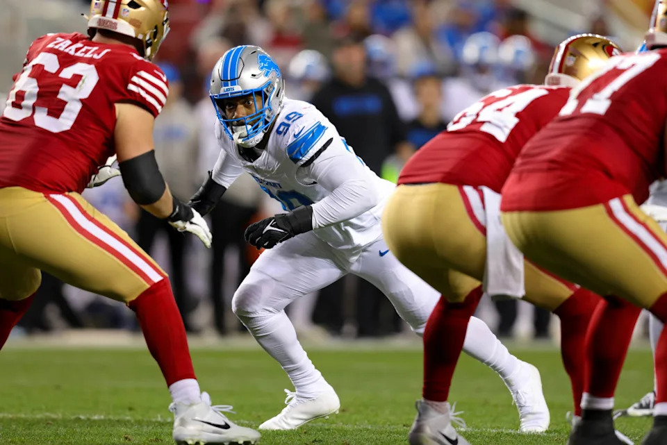 Detroit Lions edge rusher Za'Darius SmithSergio Estrada-Imagn images