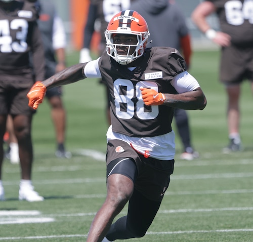 Browns rookie minicamp, day 1