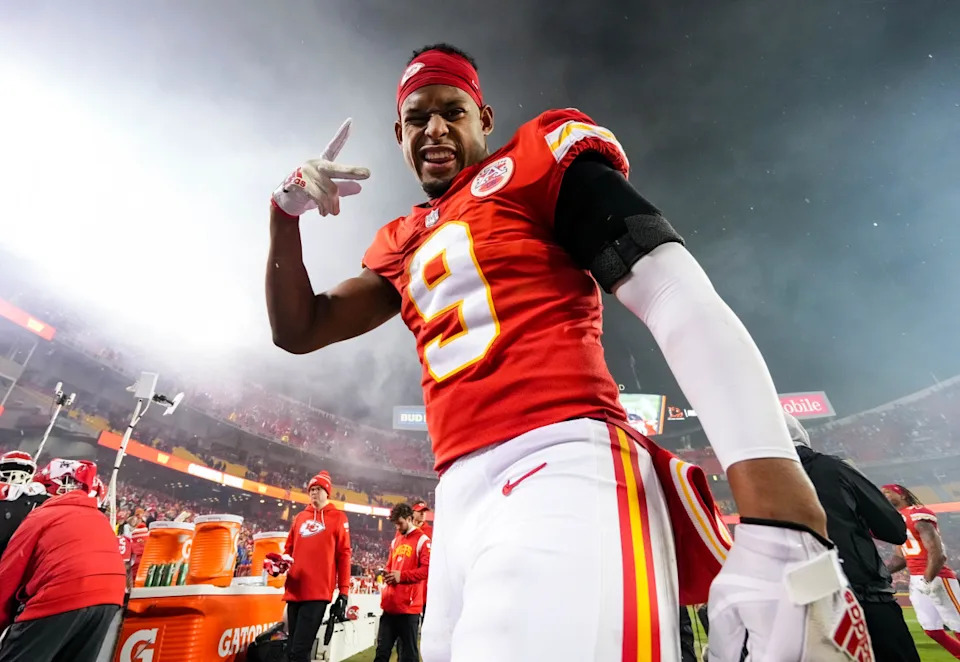 Kansas City Chiefs wide receiver JuJu Smith-SchusterJay Biggerstaff-USA TODAY Sports