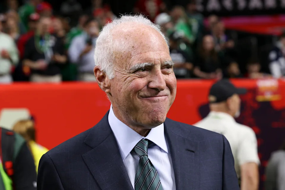 Philadelphia Eagles owner Jeffrey Lurie has a lot to smile about lately. (Kara Durrette/Getty Images)