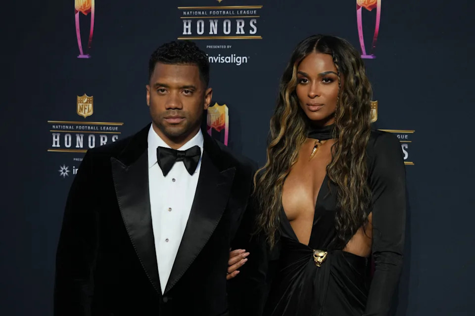Russell Wilson and Ciara.Kirby Lee-Imagn Images