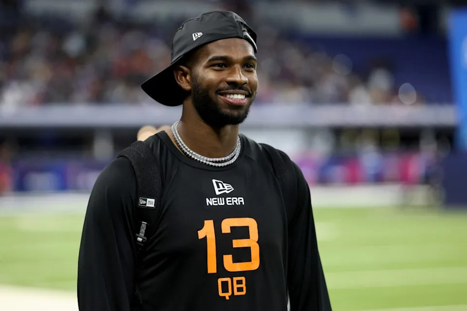 Shedeur Sanders’ fall to the fifth round was a shocker. Getty Images