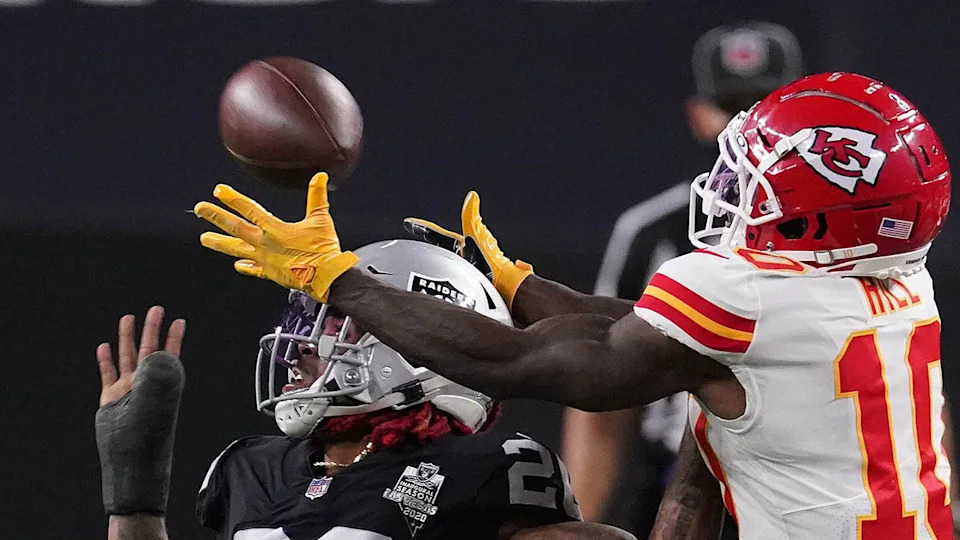 Former Las Vegas Raiders CB Damon Arnette.Kirby Lee-Imagn Images