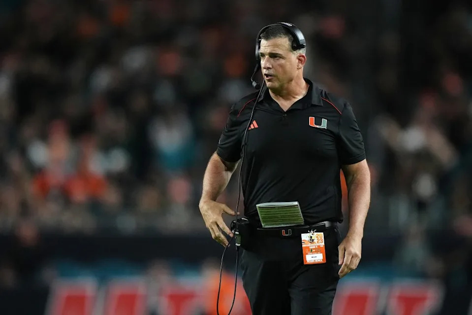 Miami football coach Mario Cristobal said he didn’t converse with Mel Kiper Jr. about Cam Ward, the No. 1 overall pick in the 2025 NFL Draft. USA TODAY Sports via Reuters Con