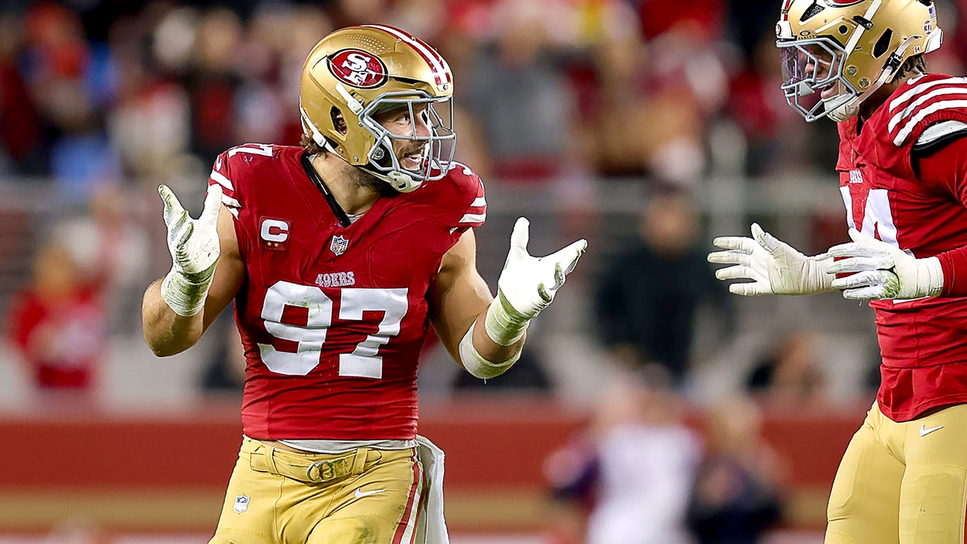 Where 49ers' Nick Bosa ranks among NFL edge rushers, per PFF