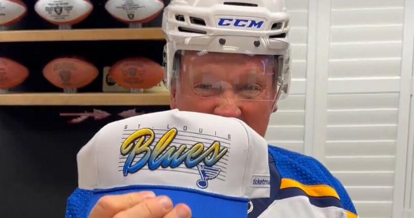 Unlikely fan — Jon Gruden — vocally jumps on Blues bandwagon