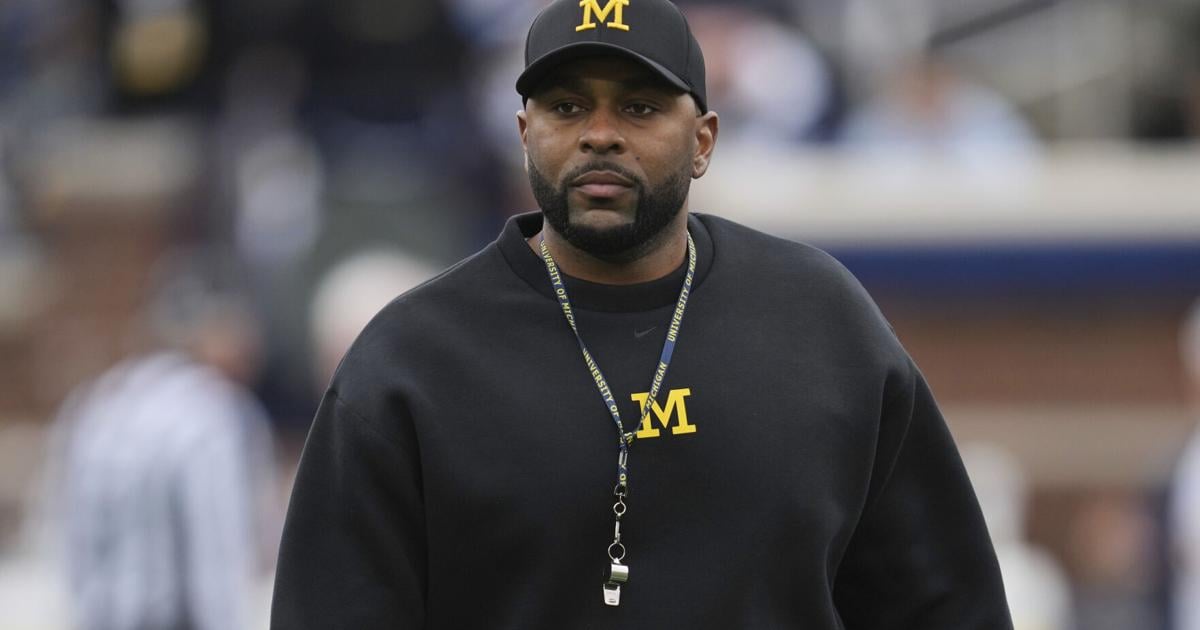 Michigan to suspend Sherrone Moore for 2 games to address NCAA allegations, AP sources say | National Sports