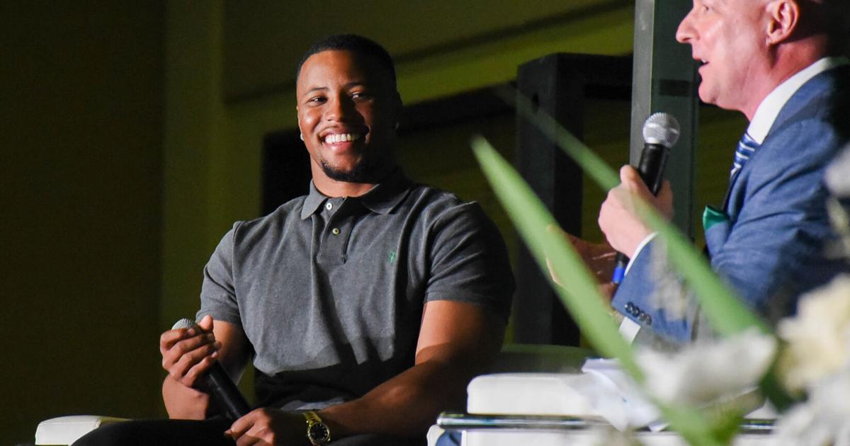 Eagles running back Saquon Barkley shines during appearance at UDS Foundation Gala in Lancaster | Local Sports