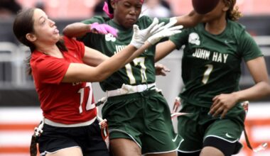 Warriors creating own history in girls' flag football | Sports