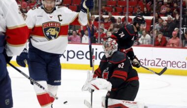 Hurricanes switch goalies for Game 3, starting Kochetkov over Andersen against Panthers :: WRALSportsFan.com