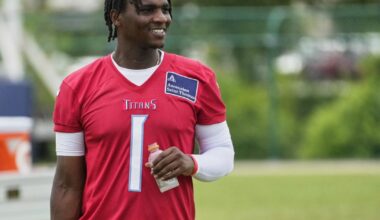 Titans coach Brian Callahan trying to temper expectations for rookie QB Cam Ward | Sports