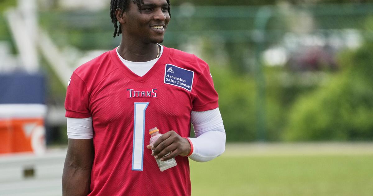 Titans coach Brian Callahan trying to temper expectations for rookie QB Cam Ward | Sports