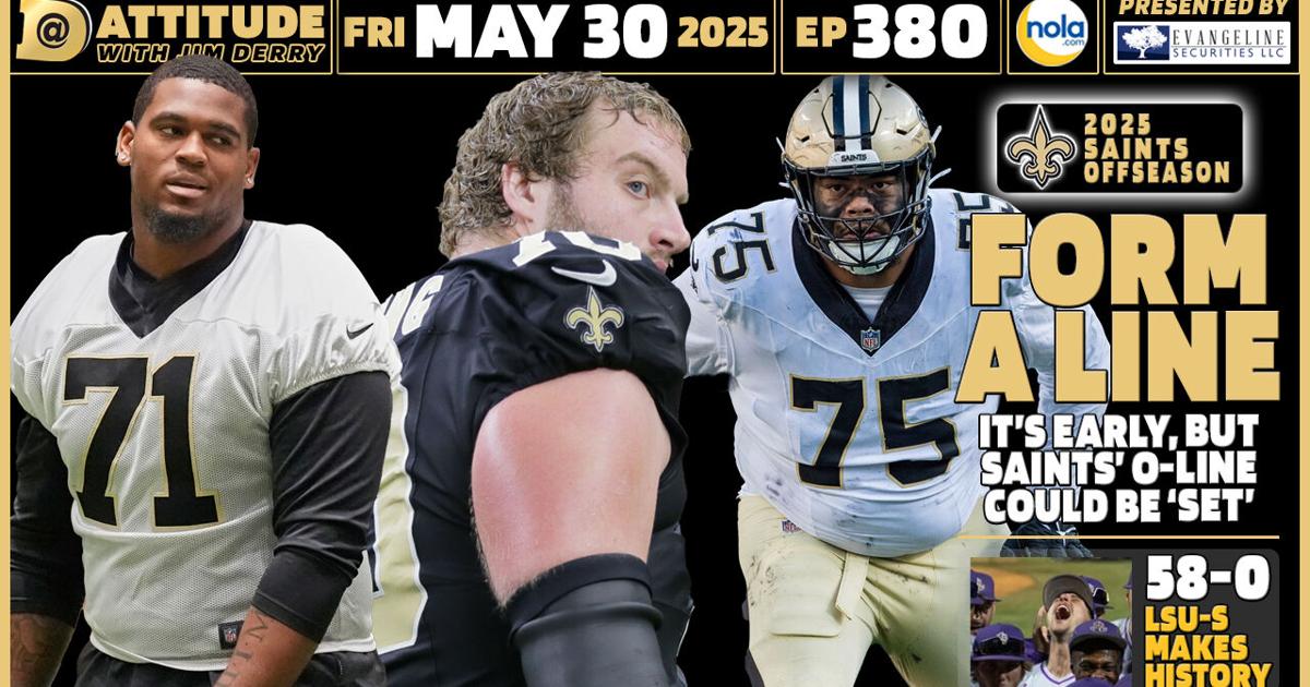 Saints make big shifts on offensive line: Dattitude Podcast | Sports Betting