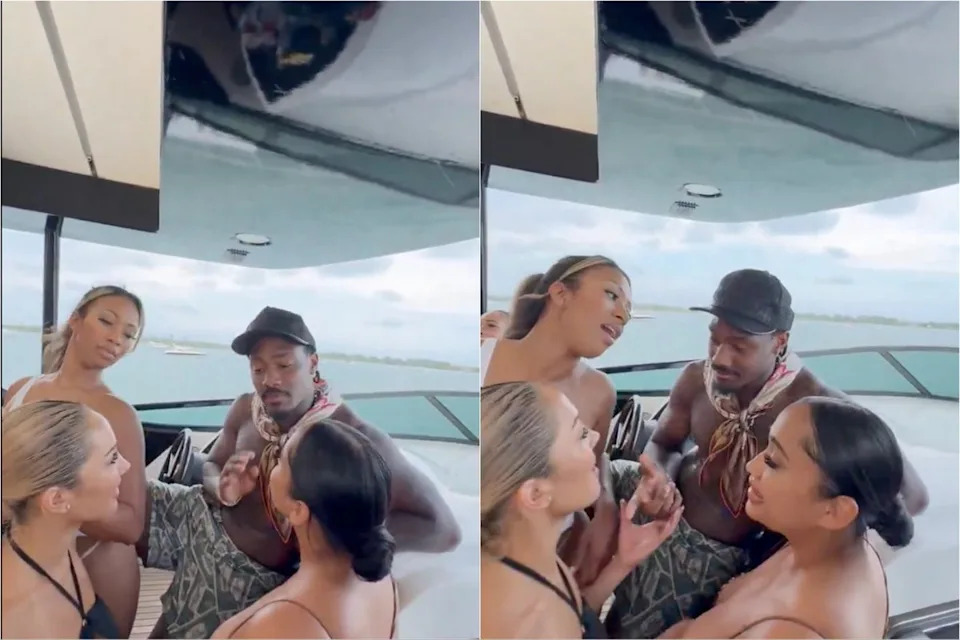 Diggs was seen surrounded by women in a viral video shared over Memorial Day weekend (X/@FearedBuck)