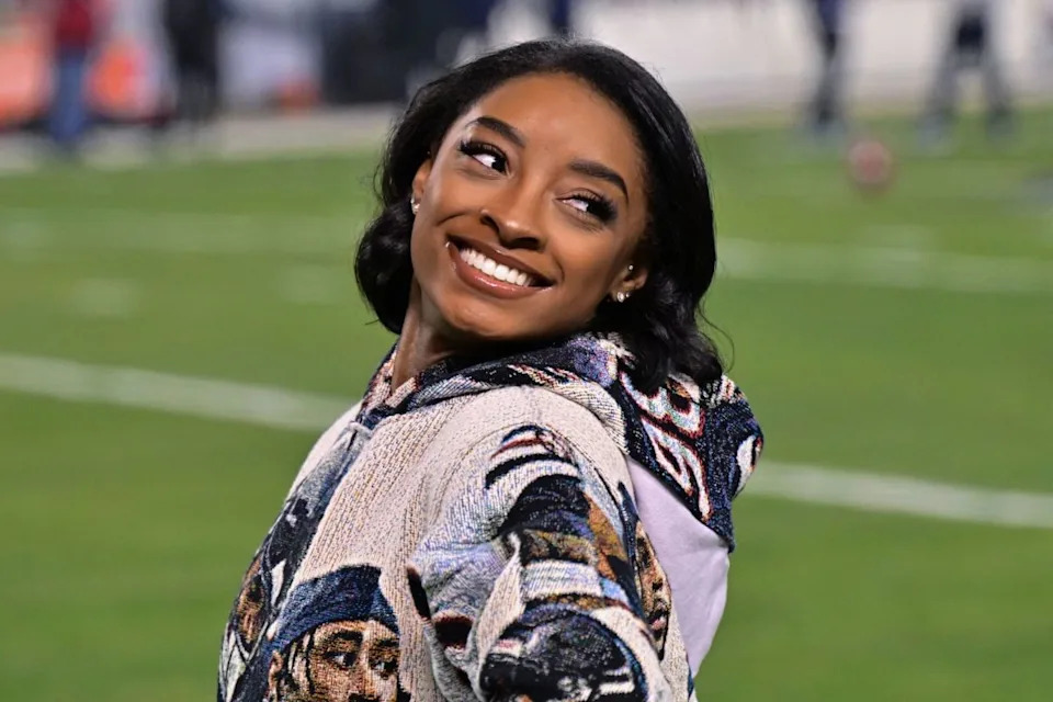 United States gymnast Simone Biles.Daniel Bartel-Imagn Images