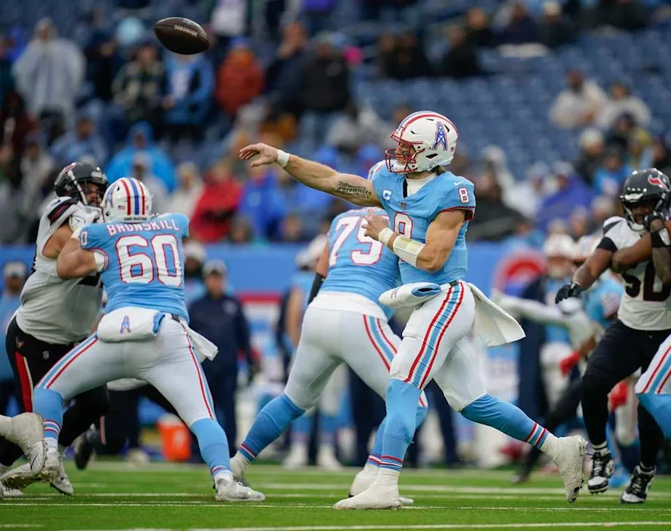 Tennessee Titans QB Will Levis.Andrew Nelles / The Tennessean / USA TODAY NETWORK via Imagn Images