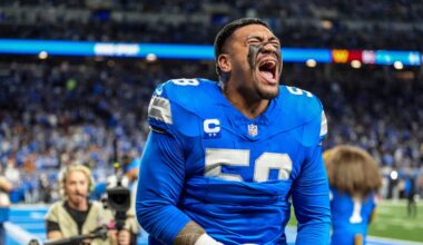 Detroit Lions All-Pro RT Penei Sewell wants to improve strength in 2025