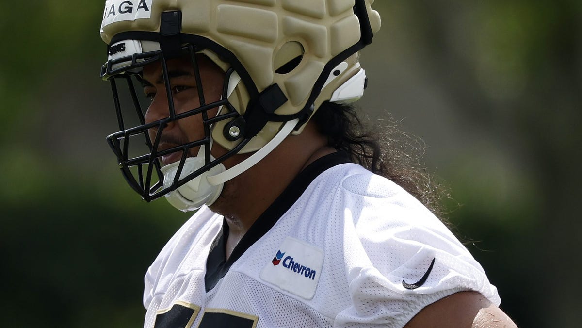 Kellen Moore shares Taliese Fuaga's response to Saints position switch