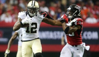 Ranking top 20 receiving yards leaders in Saints franchise history