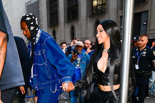 Stefon Diggs and Cardi B