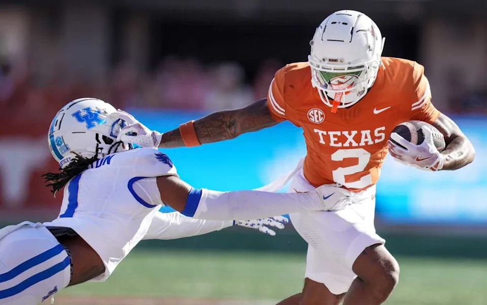 Matthew Golden was a big-play machine for the Longhorns last season.© Ricardo B. Brazziell/American-Statesman / USA TODAY NETWORK via Imagn Images