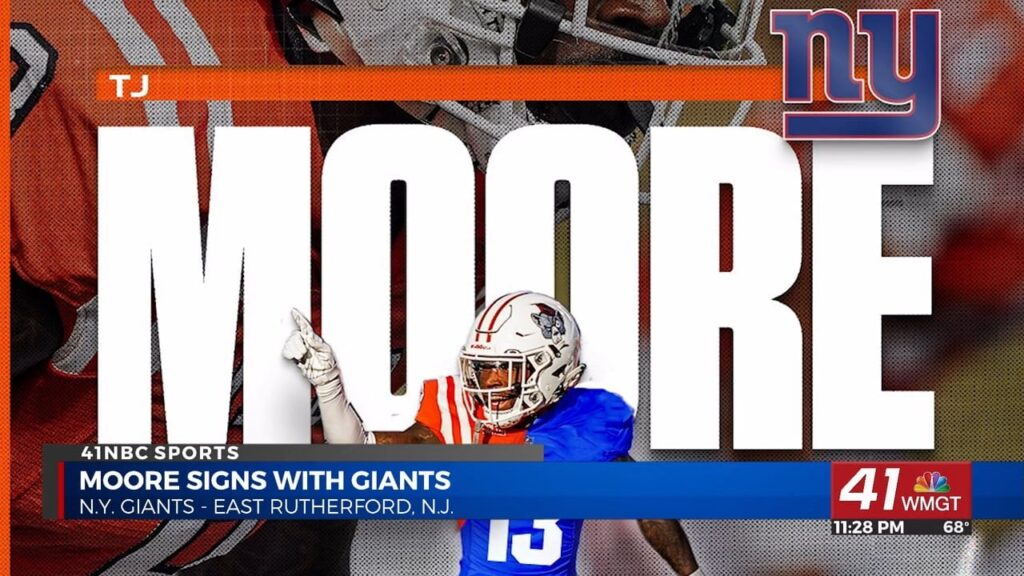 Undrafted Moore Signed By New York Giants