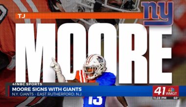 Undrafted Moore Signed By New York Giants - 41NBC News