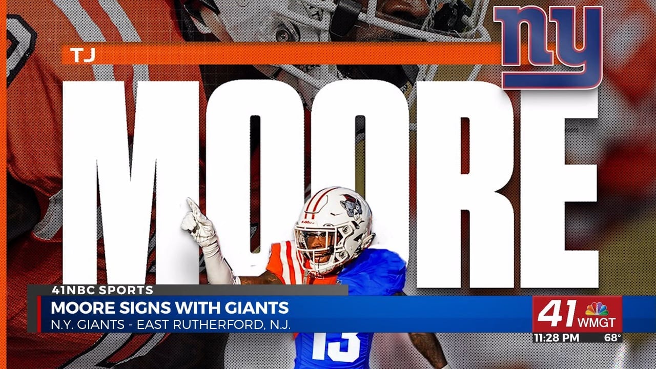 Undrafted Moore Signed By New York Giants - 41NBC News