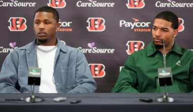 Bengals wide receivers Ja'Marr Chase, Tee Higgins visit Kings Island