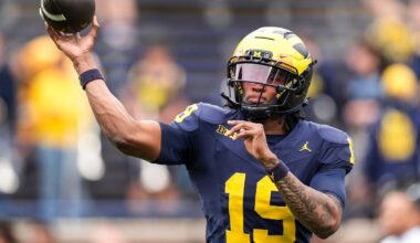 Michigan football's Bryce Underwood on cover of NCAA football video game