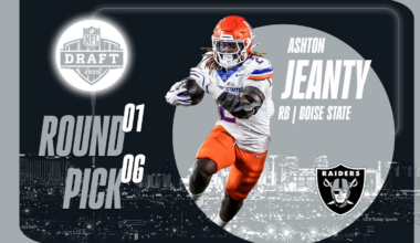 Raiders make jersey number switch for Jeanty