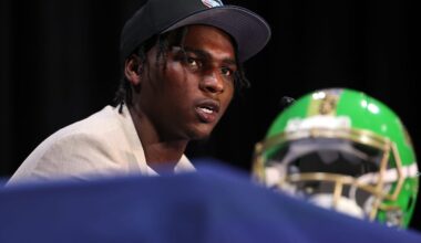 Titans get first look at top pick Cam Ward during rookie minicamp