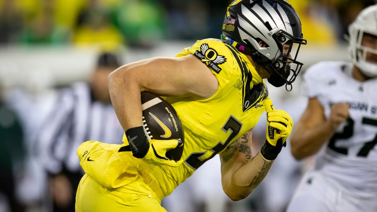 Rams TE Terrance Ferguson in full uniform for first time