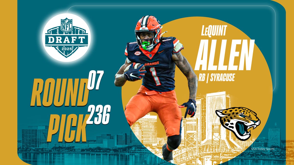 2025 NFL draft; Breaking down Jaguars pick of RB LeQuint Allen