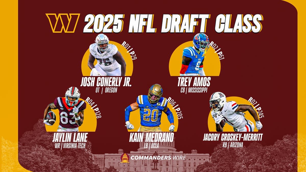 Commanders made the most out of their five picks in the NFL draft