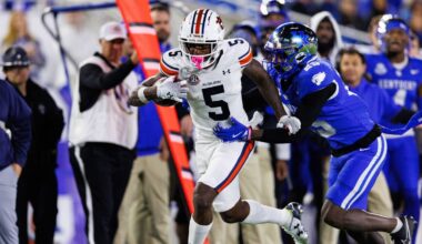 Ex-Auburn WR KeAndre Lambert-Smith gets jersey number from Chargers