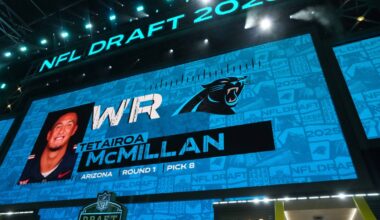 Panthers great Steve Smith Sr. skeptical of Tetairoa McMillan pick