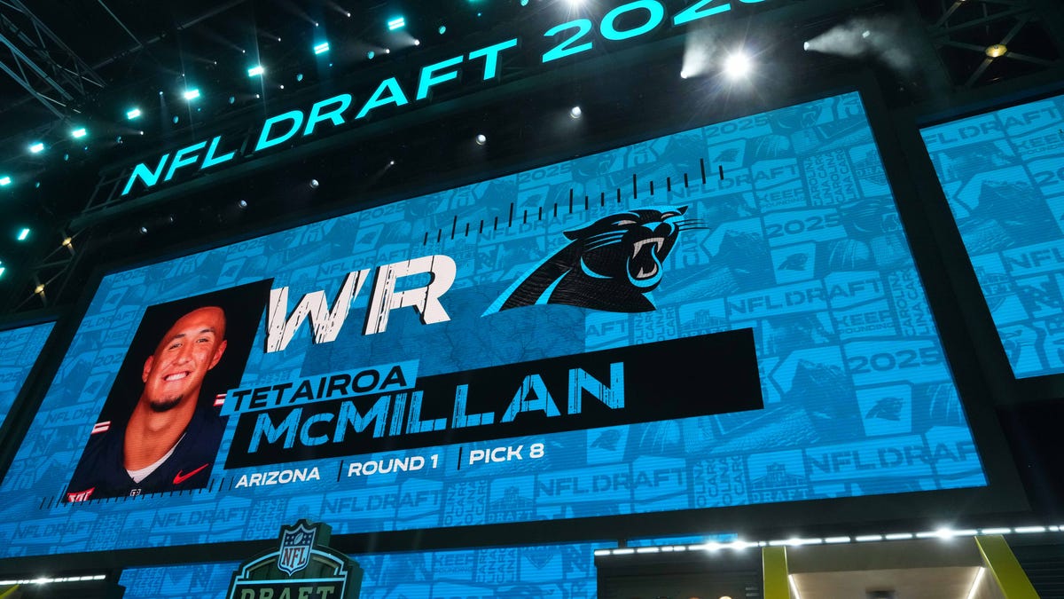 Panthers great Steve Smith Sr. skeptical of Tetairoa McMillan pick