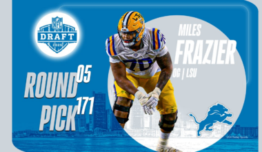 Miles Frazier gives Detroit Lions a long term plan at guard or center