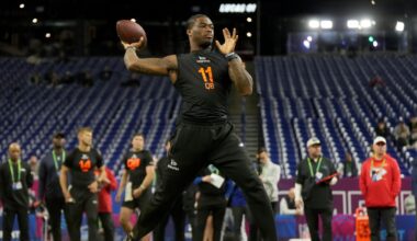 QB Jalen Milroe takes first reps at Seahawks rookie minicamp