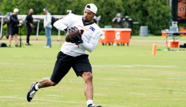 Cincinnati Bengals practice outside. See photos - Cincinnati Enquirer