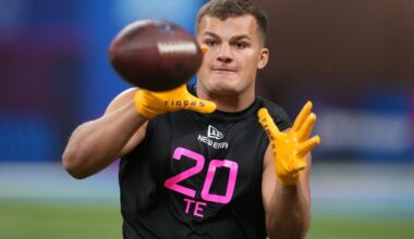 Mason Taylor says he was 'surprised' he was drafted by the Jets