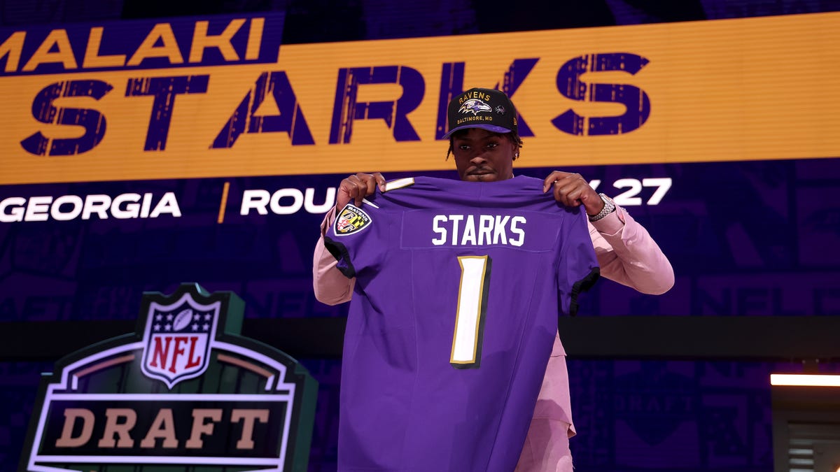Ravens rookie Malaki Starks predicted to lead NFL in interceptions