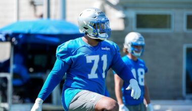 What pre-draft scouting reports said of Lions rookie OL