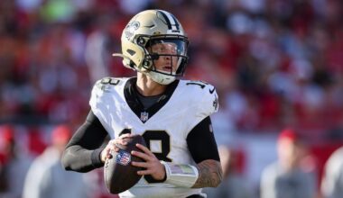 Saints QB depth chart after Derek Carr retirement