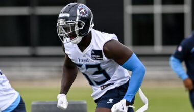 Femi Oladejo's high-energy routine is no act, as Titans fans will learn