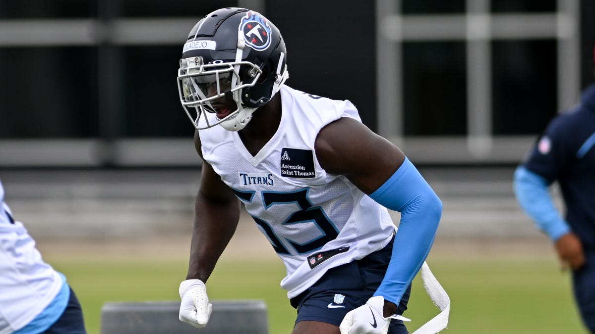 Femi Oladejo's high-energy routine is no act, as Titans fans will learn