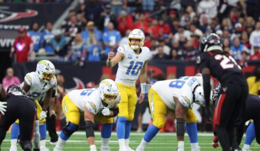 Betting lines for every Chargers game in 2025