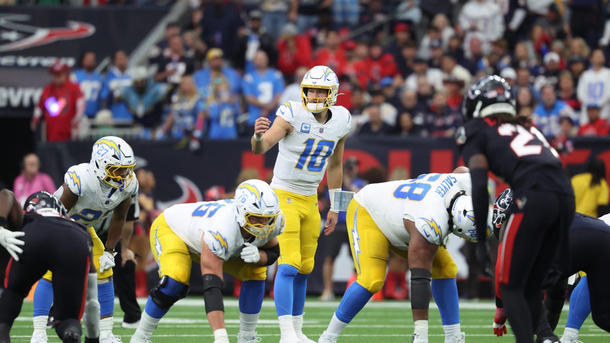 Betting lines for every Chargers game in 2025